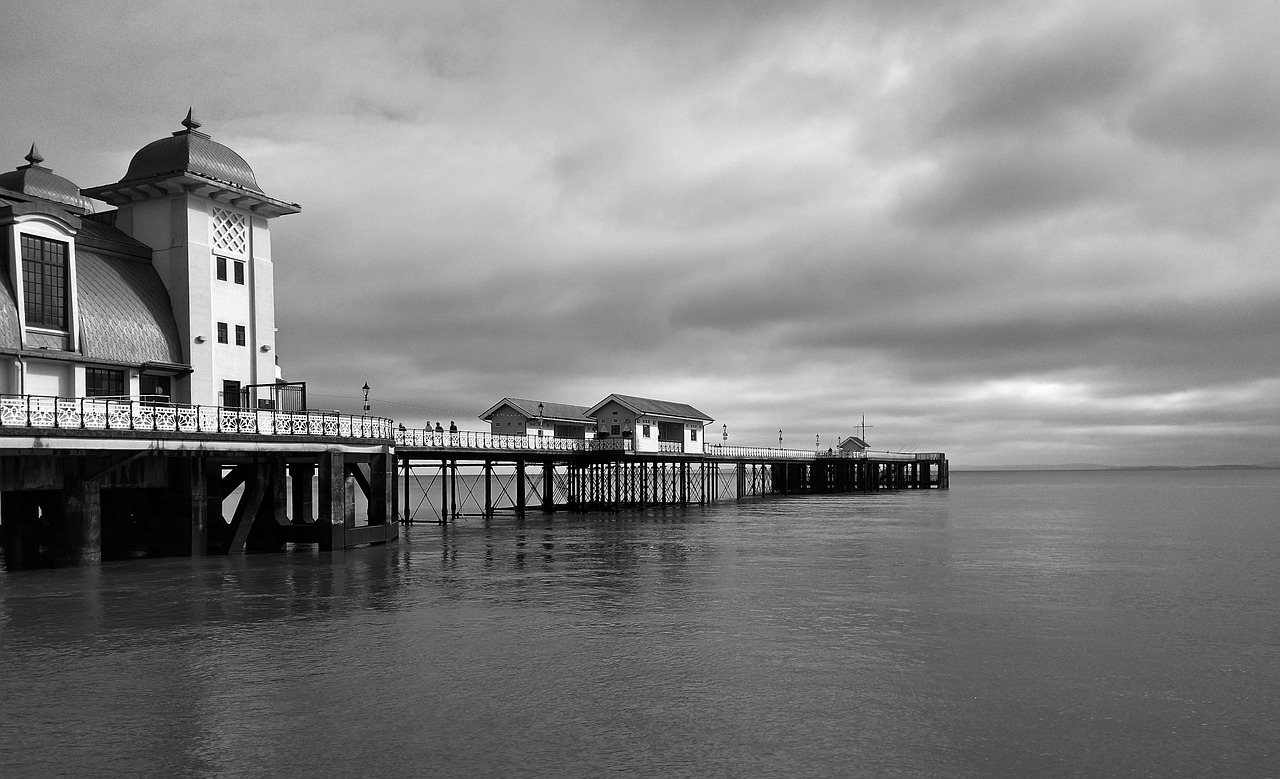 penarth, pier, seaside